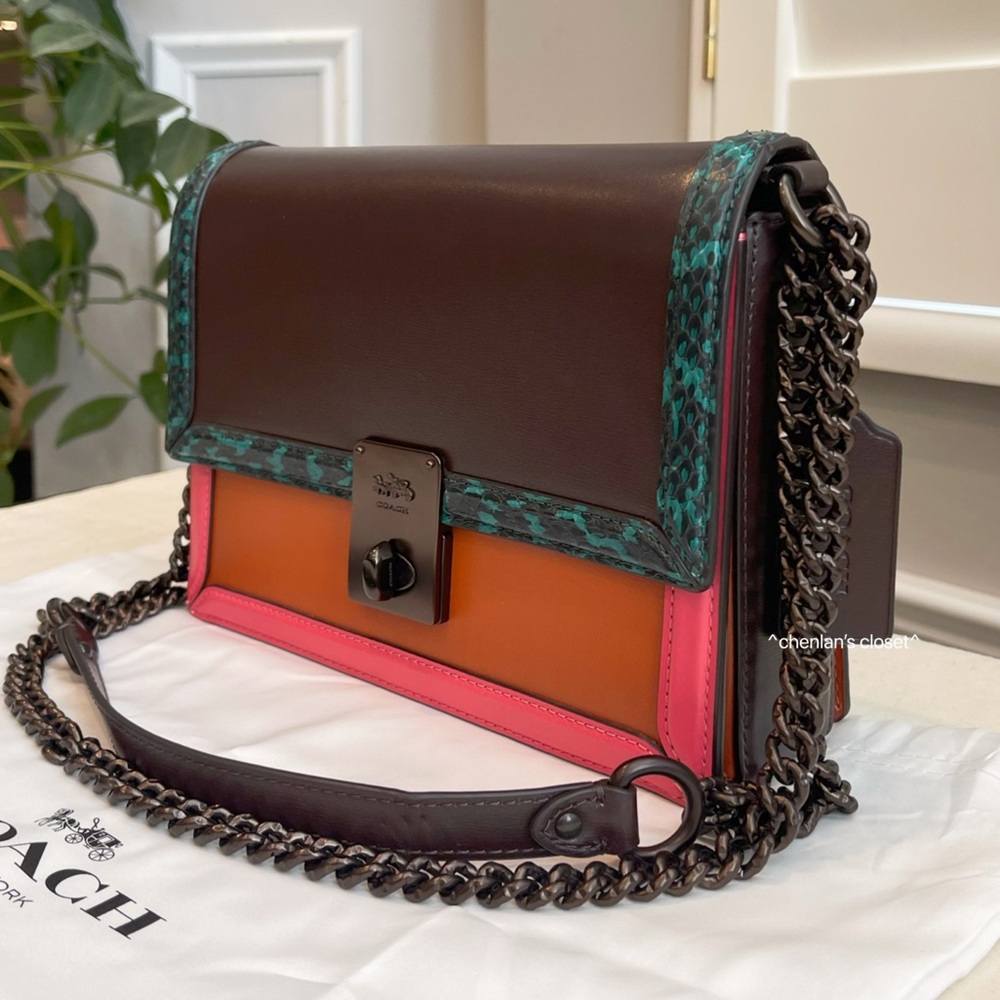 🔥Coach Hutton Colorblock Handbag - Picture 6 of 16